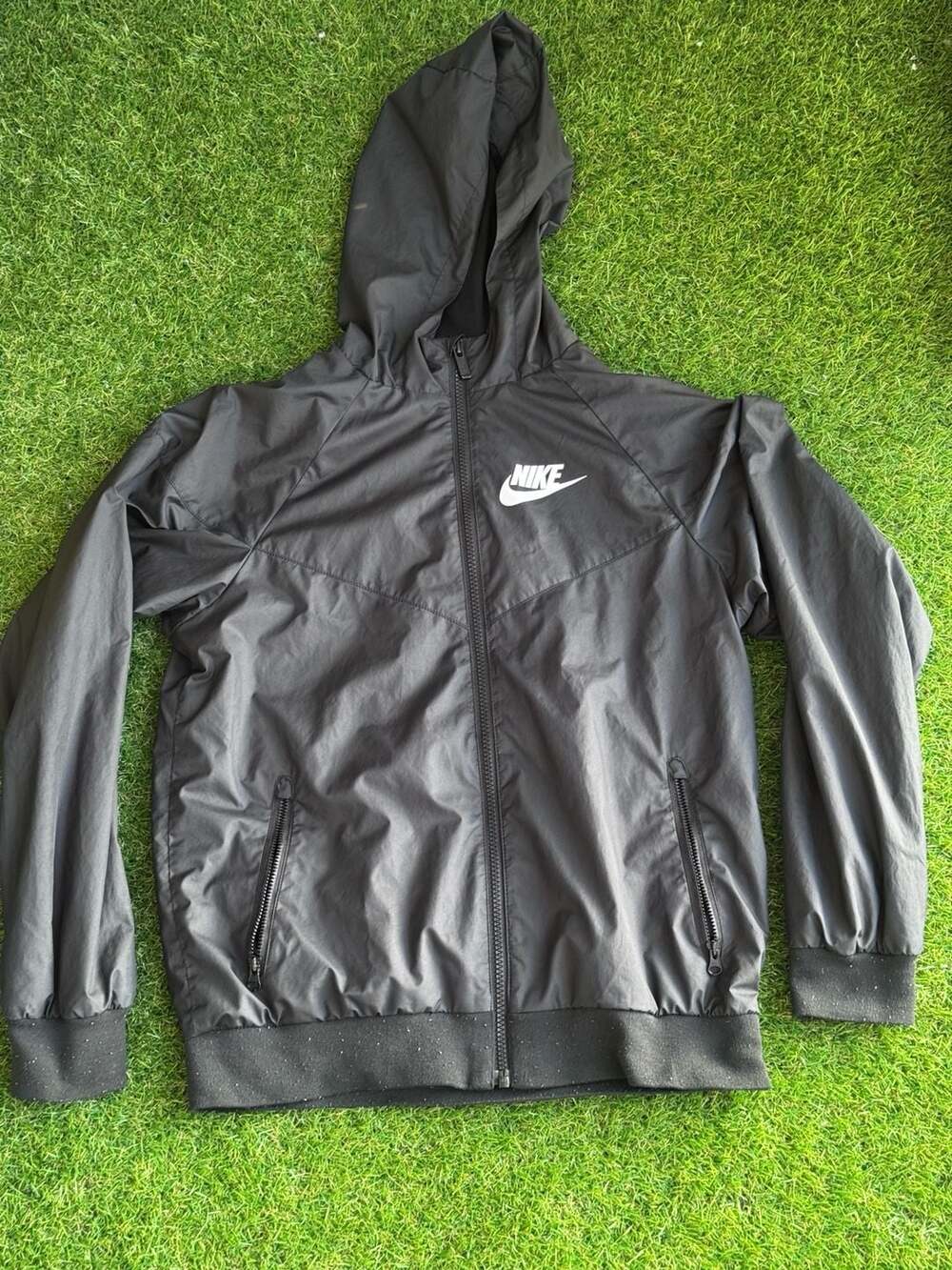 Nike Kids Sportswear Windrunner Hooded Windbreaker Jacket Black